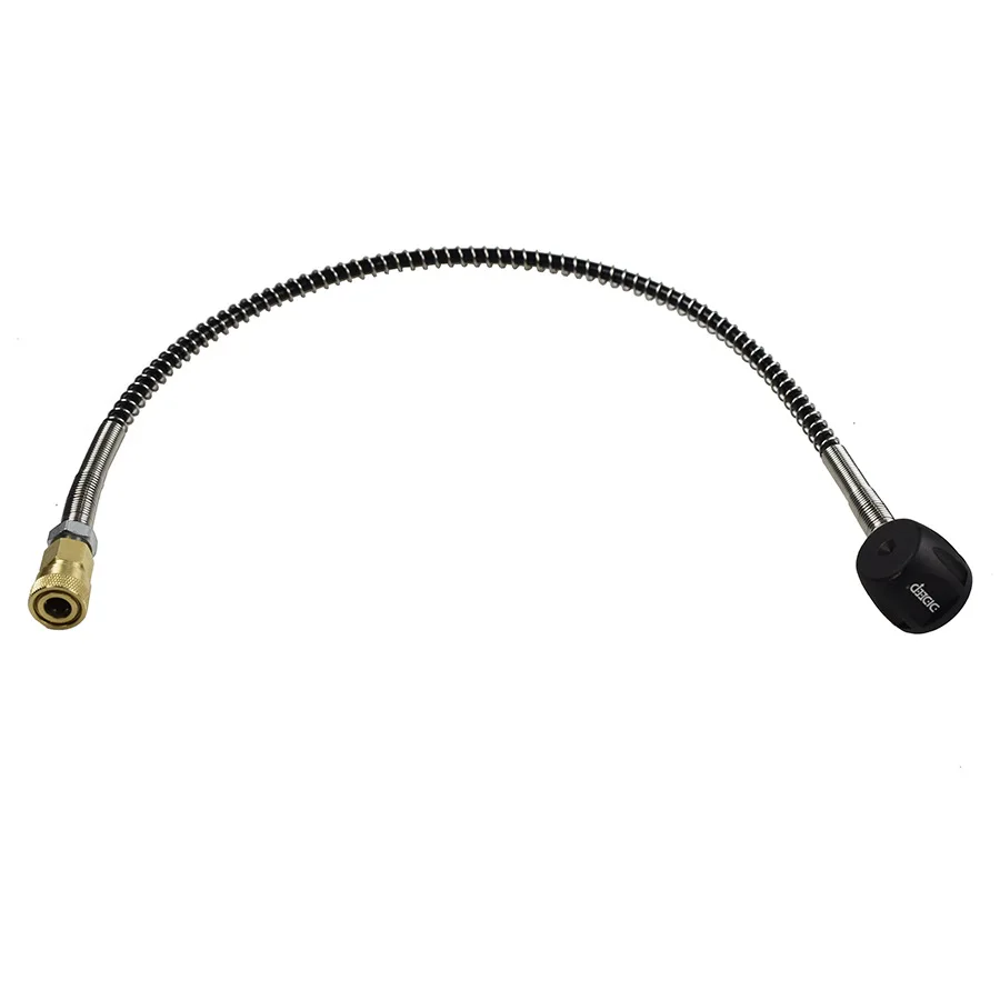 Adattatore DIDEEP testa giogo a connettore di gonfiaggio rapido da 8 mm per un facile gonfiaggio