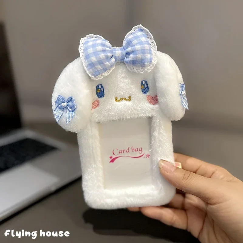 かわいいサンリオアニメ保護カバー マイメロディ キュート クロミ カードホルダー ID写真ディスプレイカードホルダー 収納バッグ キーホルダー