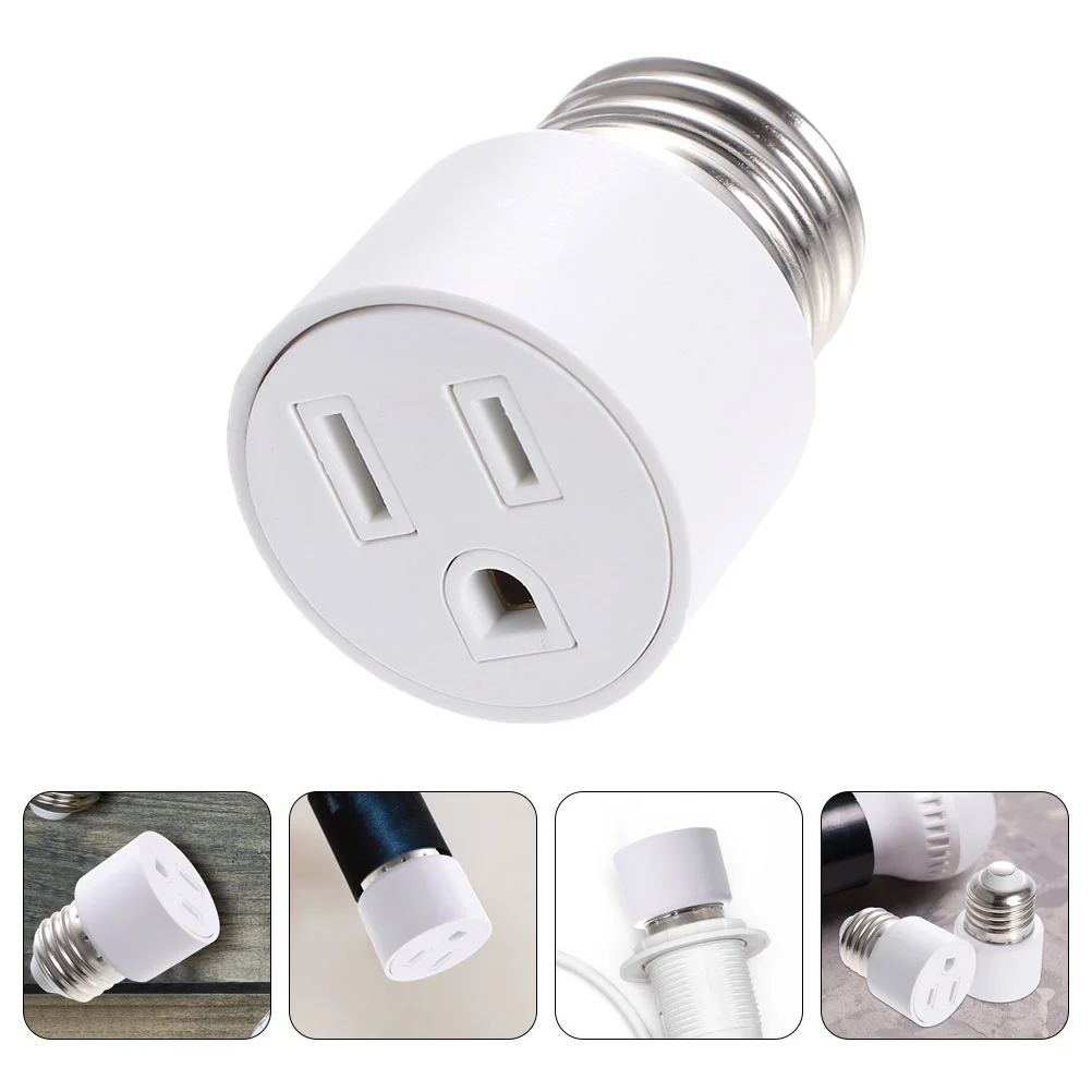 

4 Pcs Accessories Light Bulb Socket Converter Adapter Power Copper Multi Plug Outlet