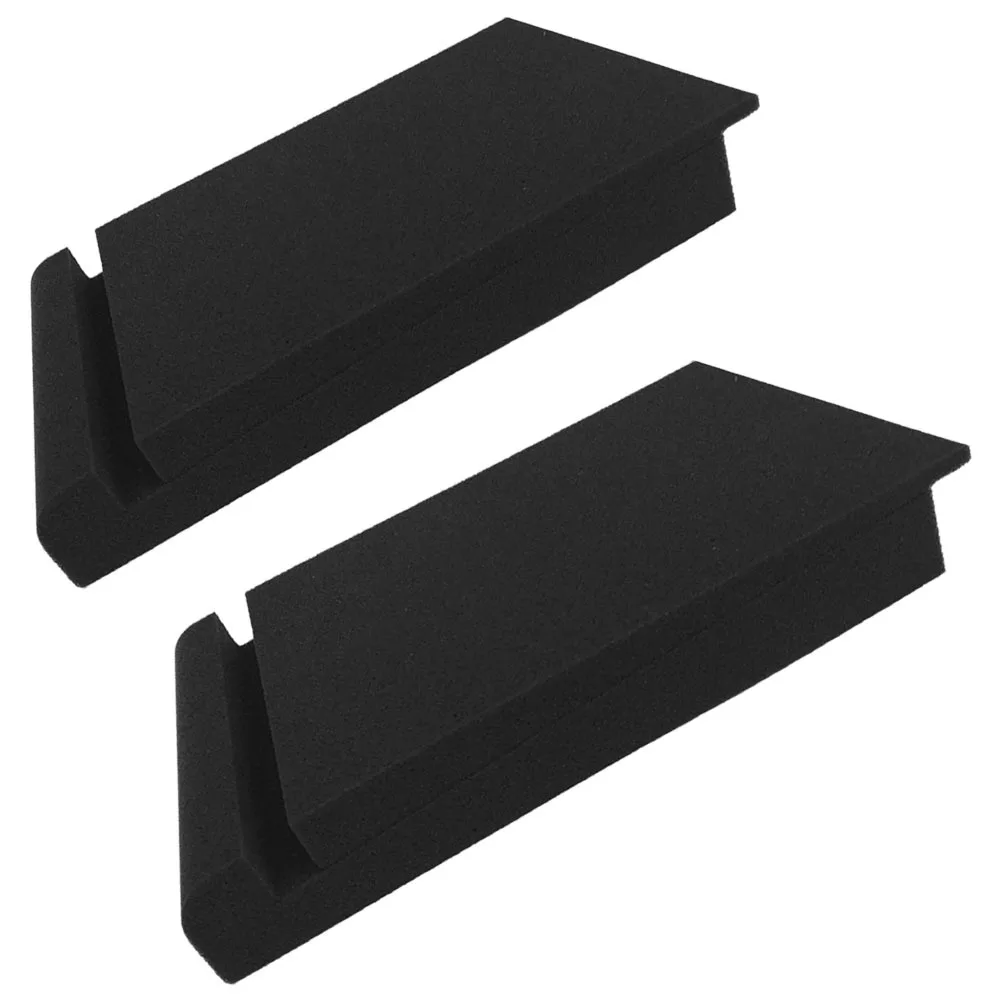 2Sets Luidspreker Schokbestendig Spons Pad Anti-Vibratie Kussen Audio Geluidsisolatie voor Desktop en Audio Apparatuur