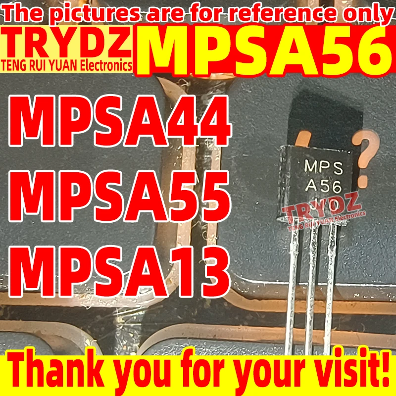 500-50pcs New MPSA44 MPSA55 MPSA56 MPSA13 TO-92