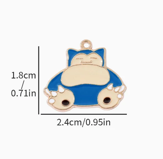 10 Pcs Alloy Cartoon Anime Charm Pendant For Jewelry DIY Bracelet Earrings Decorative Material Accessories