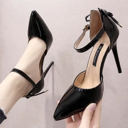 New High Heels Women Pumps Shoes for Women Pointed Toe Fashion Sexy Black Wedding Shoes Nude Bridal Shoes Ladies Heels Sandals