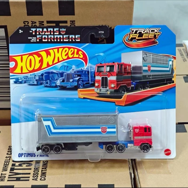 

New Original Hot Wheels Transformers Optimus Prime Truck 1:64 Scale Die-Cast Metal Vehicle Model Toys Boys Gifts In Stock