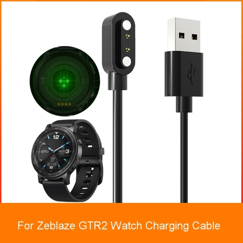 Carregador Adaptador de energia Adequado para Zeblaze GTR2 Magnético Cabo de Carregamento USB Suporte Dock Dock Station Stand