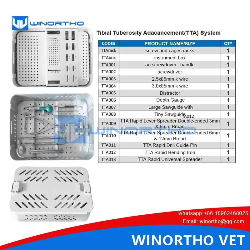 Imagem -05 - Tta Rapid L-shaped Saw para Veterinária Avanço Ortopédico Pulseira Cirúrgica Instrumentos Ortopédicos Veterinários Pet Animal Cirúrgico