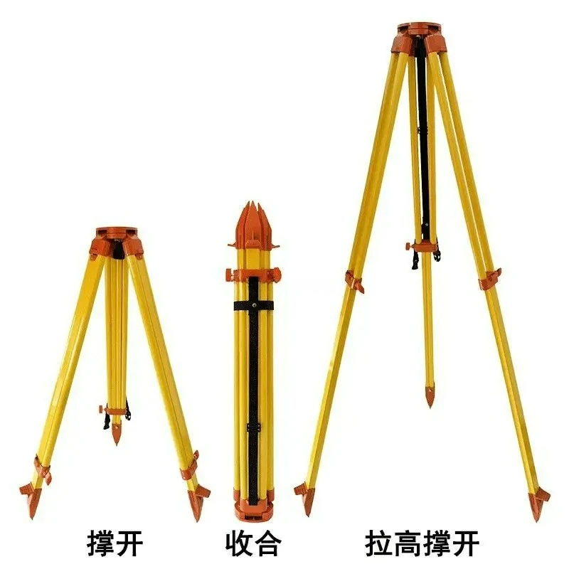 Surveying Instrument Tripod Can Bear A Load of 20KG. Professional Stable Level Instrument Support Frame  Steel Aluminum Alloy