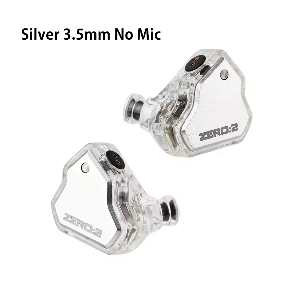 7Hz x Crinacle Zero 2 Bijgewerkte 10 mm dynamische driver IEM bedrade oordopjes Oortelefoon Gaming-oordopjes met OFC IEM-kabel voor muzikant