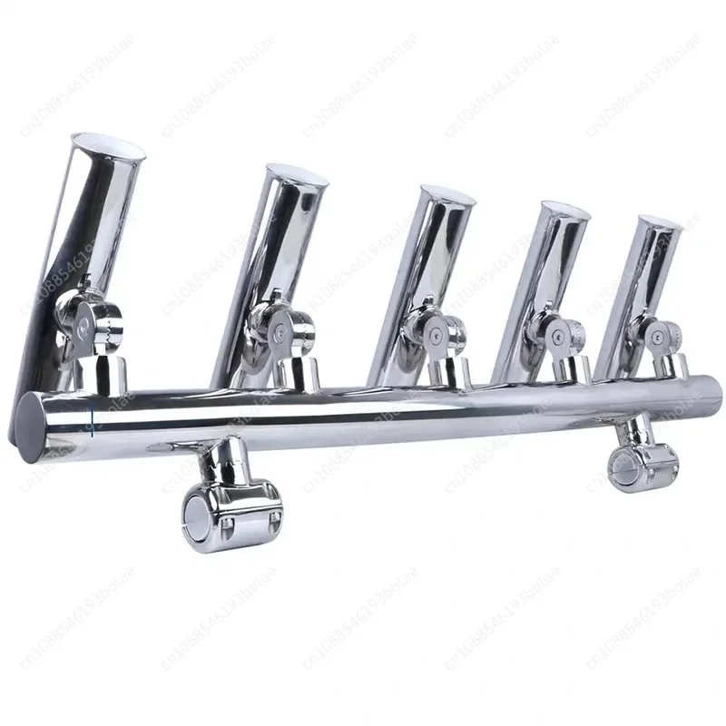 Aluminum Nine Rocket Launcher 9 Fishing Rod Holders for Boat T Top Stryker