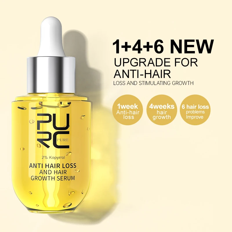 PURC Newly Upgraded Fast Hair Growth Serum Thicker Fuller Hair Regrowth Hair Loss Treatment Products for Men and Women Hair Care