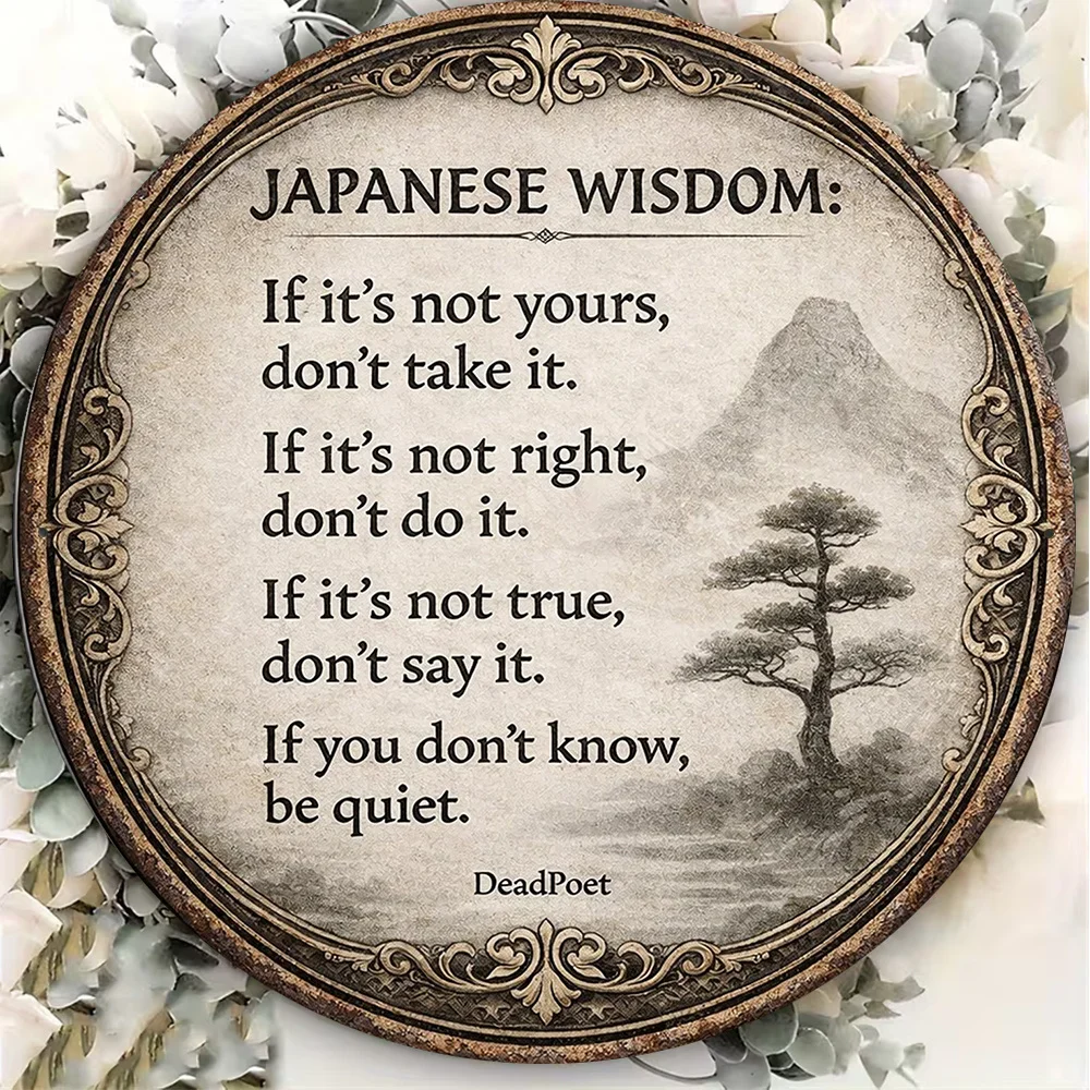 2D 플랫, 1개 8x8인치/20x20cm 2D 플랫  - Japanese Life Quotes 리뷰 및 가격