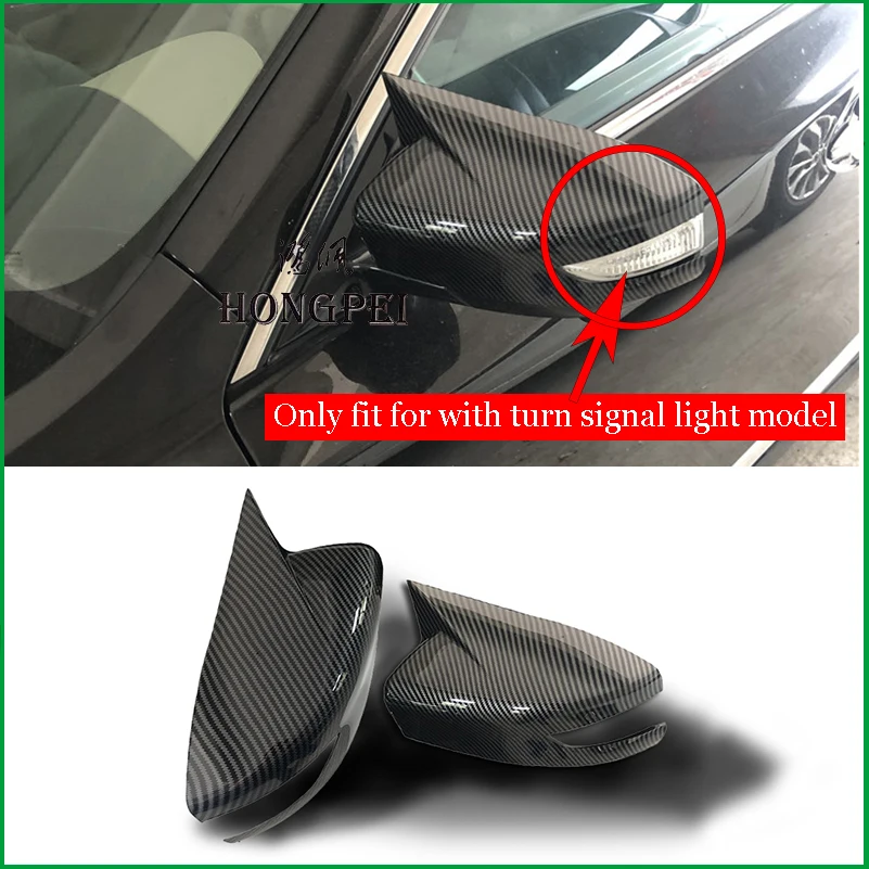 تصفيف السيارة لنيسان بولسار 2014-2017 مرآة الرؤية الخلفية غطاء قبعات تقليم مع القرن الديكور قطع غيار السيارات الملحقات #3