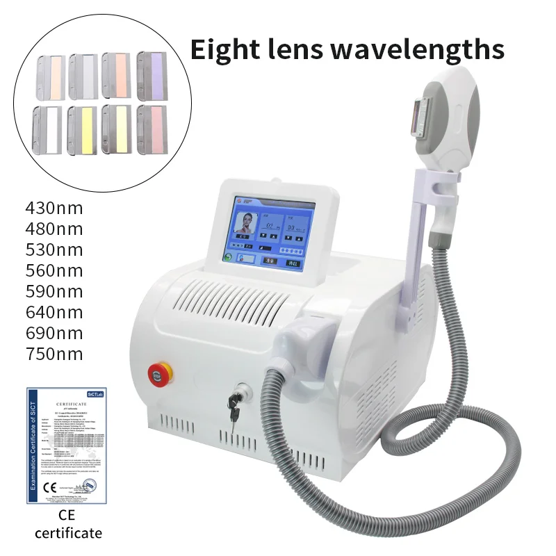 Free Customization Laser Hair Removal Machine IPL System 500000 Shots OPT Painless Permanent Device For Facial Body Bikini