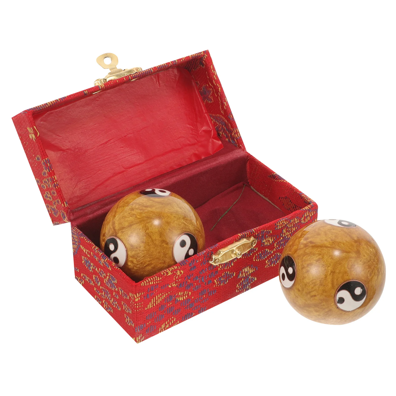 

2Pcs Handheld Massage Ball Metal Hand Exercise Ball Smooth Finish Compact Size for Office and Elderly Use