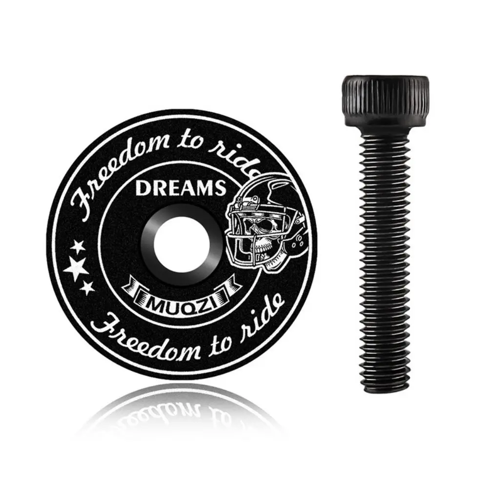 스템 캡 자전거 볼 커버 28.6mm 1 1/8" 알루미늄 합금 자전거 스템 탑 캡 다채로운 초경량 포크 튜브 헤드셋 캡