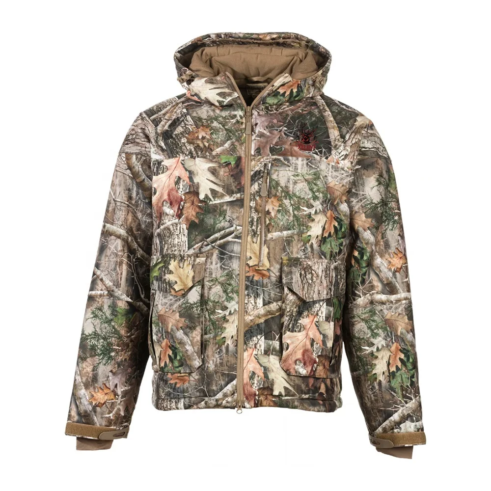 

Classical Camouflage Polyester Hunting Jacket for Outdoor Sports and Hunting Clothes with fully customized options