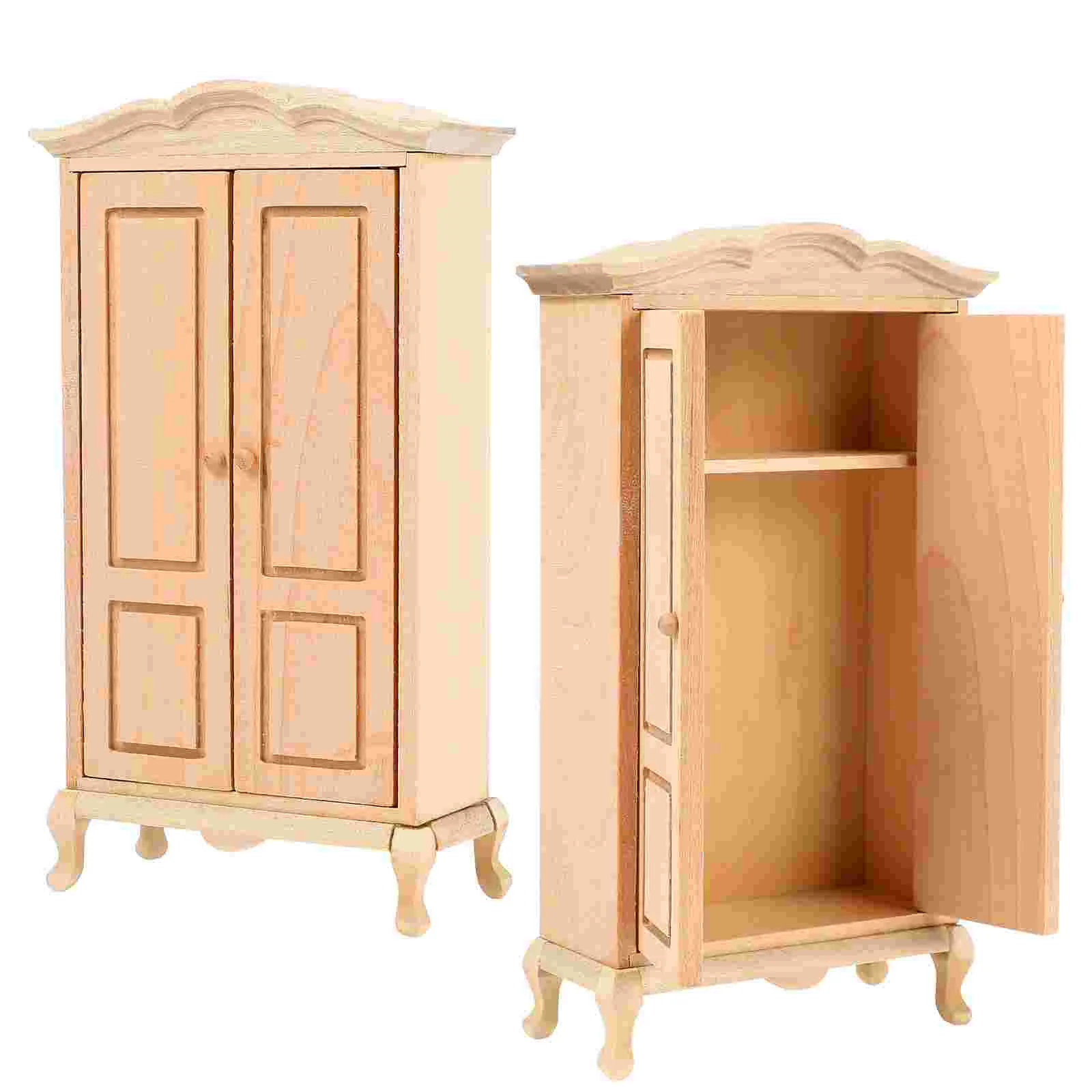 Modèle de garde-robe pour jouets, accessoires de meubles de maison, décorations d'armoire pour ouvertement