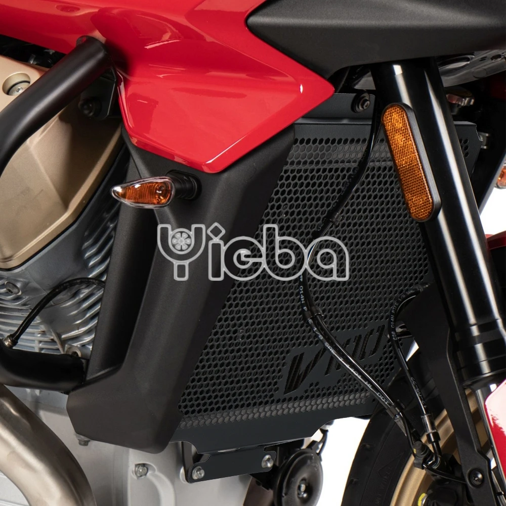 

For MOTO-GUZZI Stelvio 1000 2025 V 100 V100 Mandello/S Stelvio 2023 2024-2026 Motorcycle Radiator Grille Cover Guard Protection