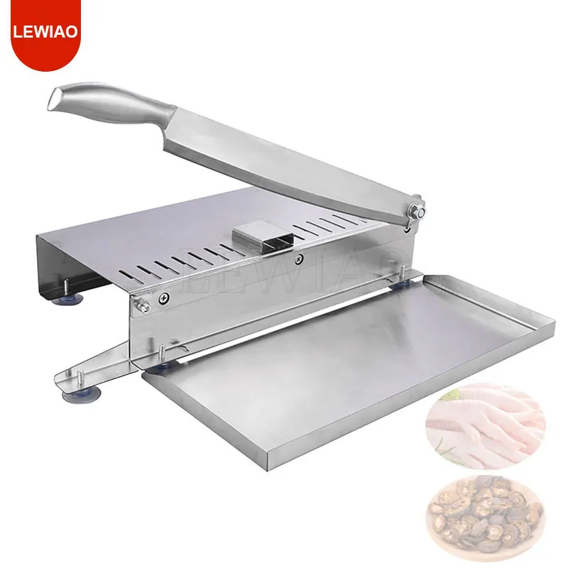 Food Cutter Slicing Machine Beef Bacon Fish Frozen Meat Stainless Steel Home Cutting Adjustable Slice Thickness Kitchen Tool