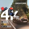 QOZ 4K ダッシュカム デュアルレンズ ドライブレコーダー 車 DVR 2.5K リアレンズカメラ 内蔵 WiFi GPS 24 時間駐車監視 ブラックボックス 2