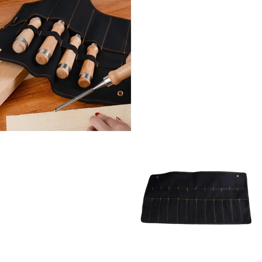 Tool Roll Holder Wrench For Cutter Hammer Gouges Carpenter