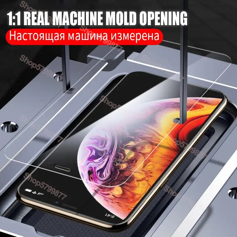 9H Hardness Tempered Glass For Apple iPhone 15 14 Plus 13 12 Mini 11 Pro Max Screen Protector iPhone X XR XS Max Protective Film