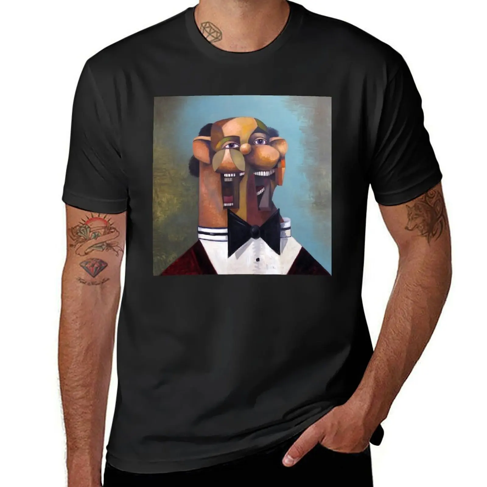 George Condo T-Shirt customs design your own quick drying anime fitted t shirts for men