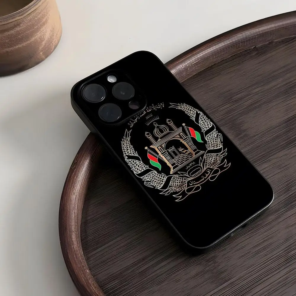 

Чехол для телефона с флагом Афганистана для Iphone 15 16 12 14 Pearlescent Se 2024 Pro Max 11 13 Xr X Xs Mini Plus Luxury Shell Cover
