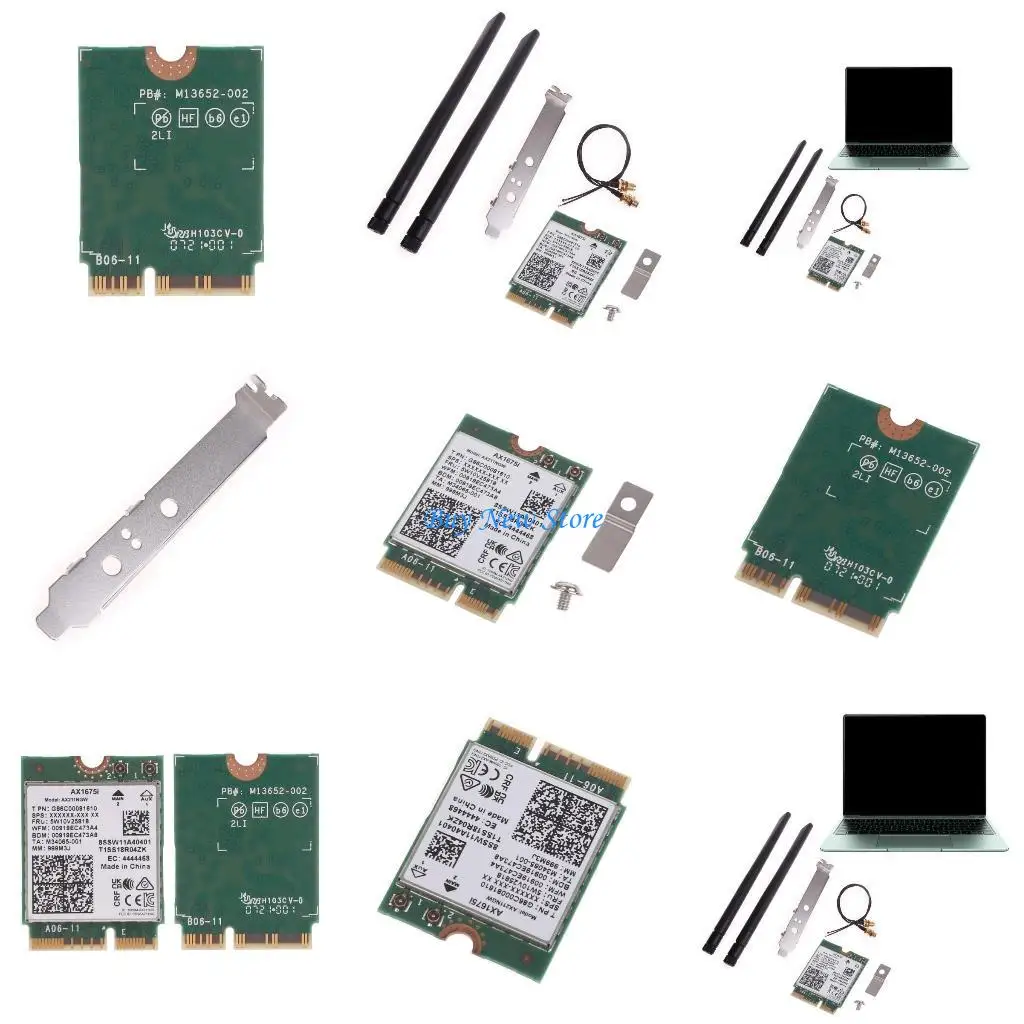 

20CE M.2 E Wireless Card 2.4G 6G Wifi Card BT-compatible 5.2 AX211NGW