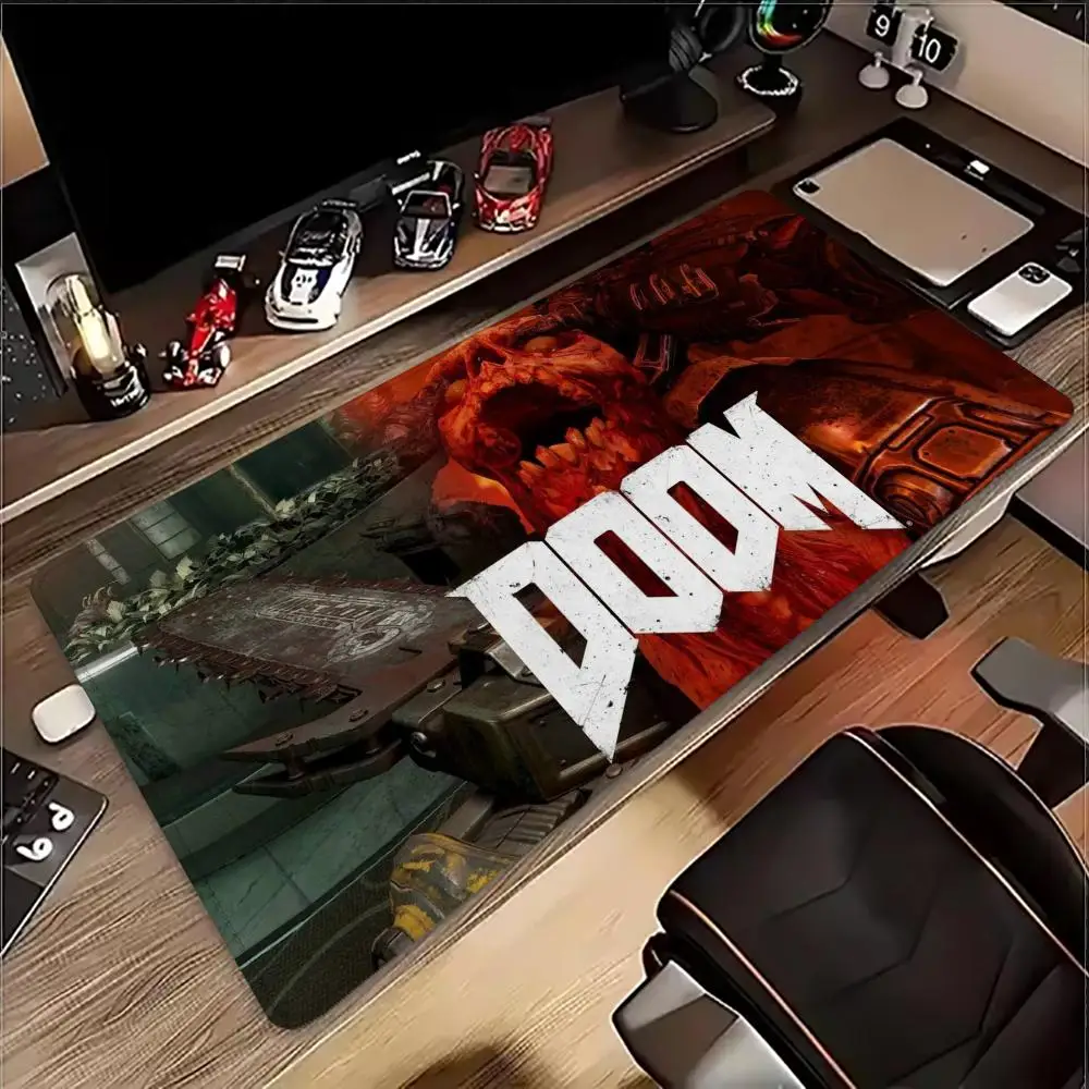 لوحة ماوس ألعاب D_DOOM الأكثر مبيعًا، لوحة ماوس مطاطية مضادة للانزلاق، لوحة ماوس ألعاب كبيرة جدًا مقاس XXL، ملحقات كمبيوتر تشبه السجاد. #4