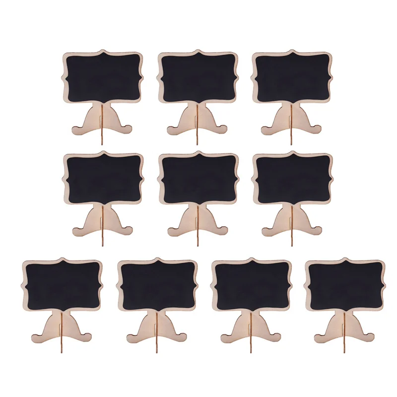 40 Pcs Mini Wooden Small Wedding Blackboard Message Table Number Chalkboard