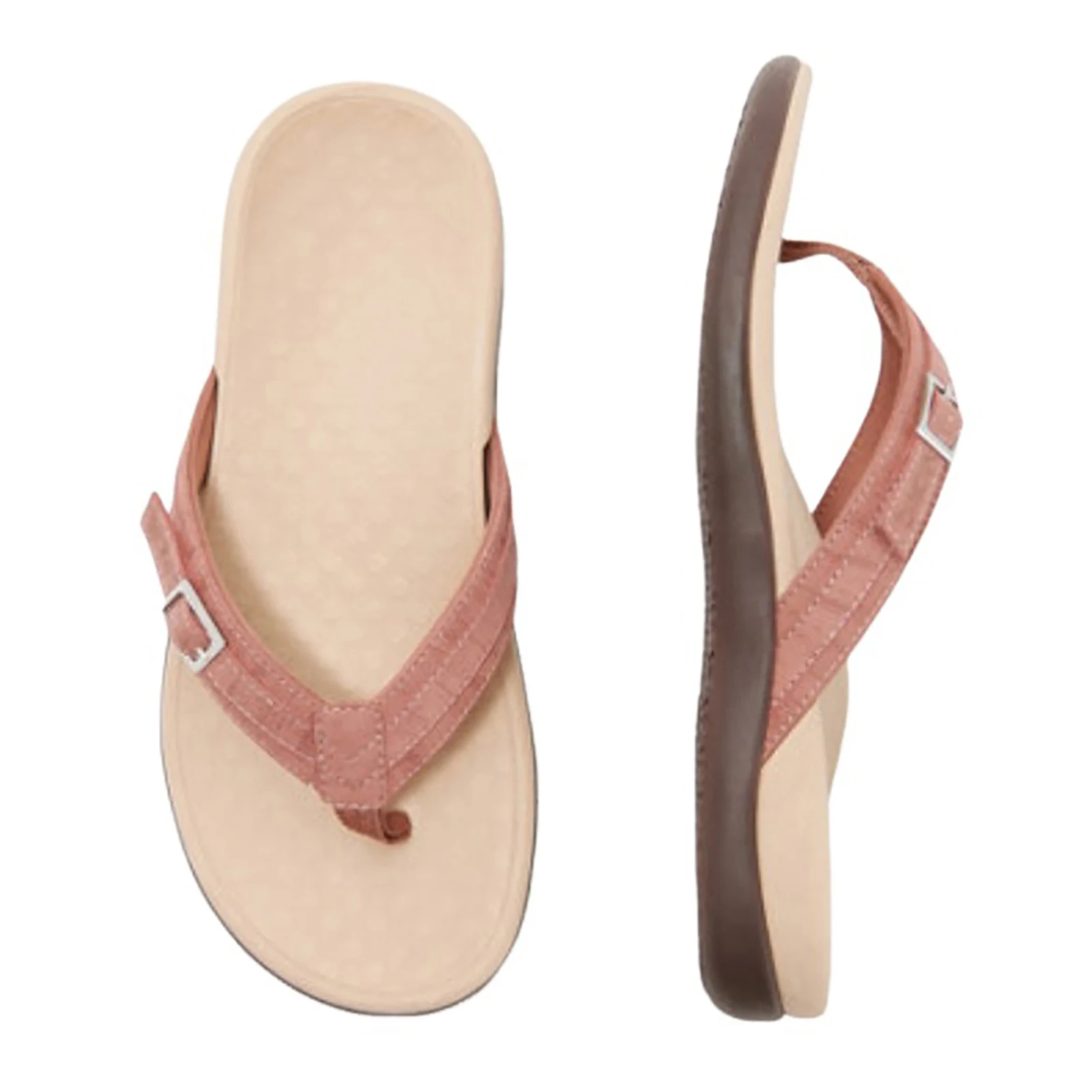 Sommerpantoffeln für Damen, modisch, cool, bequem, leicht, flache Flip-Flops, rutschfeste Outdoor-Strandpantoffeln für Damen – Detail 13