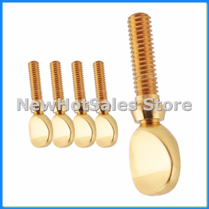 

Золотистые медные винты для крепления шейки кларнета/саксофона (сопрано, альт, тенор), запчасти для деревянных духовых инструментов, набор из 5 штук - ABVM