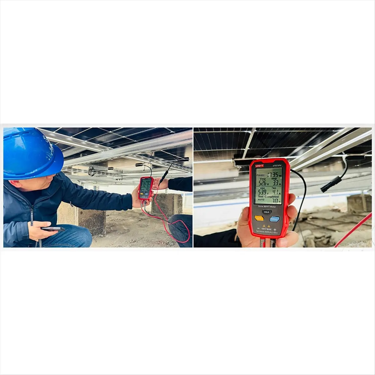 

M85K UT673PV Solor MPPT Meter Photovoltaic Maximum Power Tester Open Circuit Voltage Short Circuit Current Test