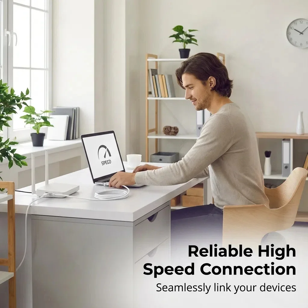 0.5/1/2/3/5/10/15/20/30/50M Cat6 Ethernet Cable RJ45 UTP 1000Mbps Network Cord LAN Wire Internet Lead Cord Router Computer Cable internet internet cable image 3