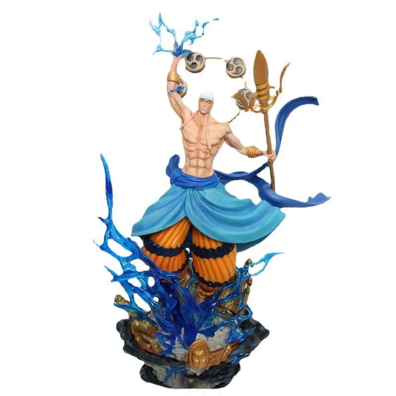 One Piece Anime Figure Super Sized Thunder God Enel Figurine Gk Decoration Model Ornament Statue Gift Toy Arts Crafts