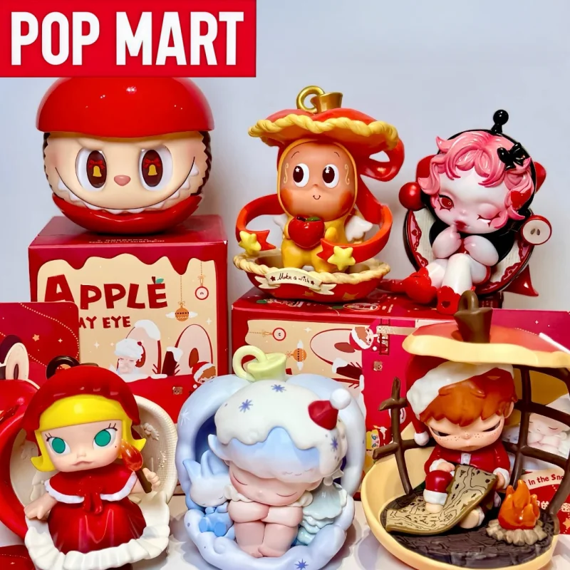 

POP MART оригинальная серия Apple Of My Eye слепая коробка Guess сумки игрушки куклы милая аниме фигурка загадочная коробка украшение Рождественский подарок