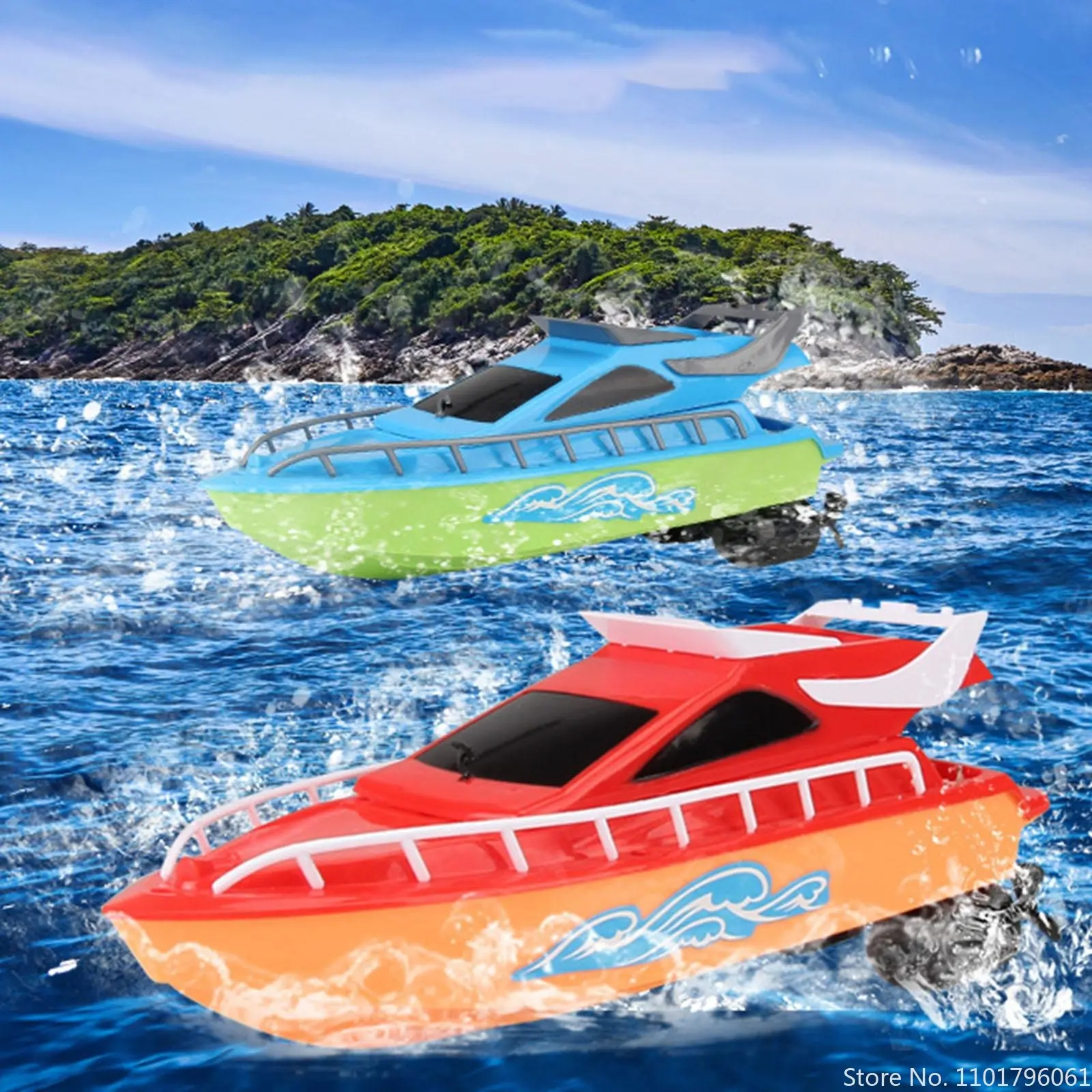 High Speed Upgrade Remote Control Speedboat Pools Lakes Outdoor Toys Electronic Wireless RC Boat for Boys Toy Children Gifts