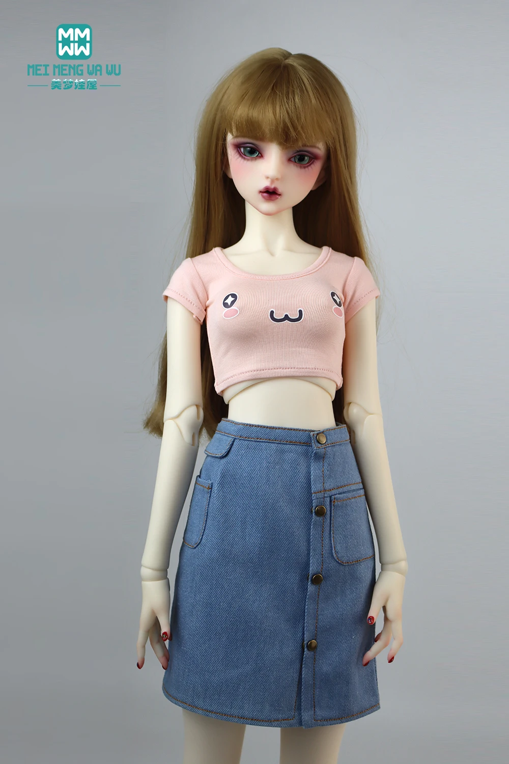 

BJD Doll Clothes Fashion T-Shirt 28-60CM 1/3 1/4 1/6 SD DD Doll Accessories Girl Gift