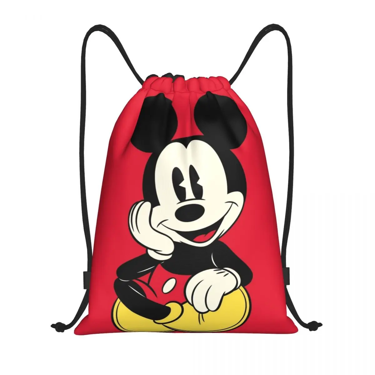 

Mickey Mouse Drawstring Back Pack Bag Travel Storage Package Teenagers Beach Tote Bag School Sport Shoe Bag Portable