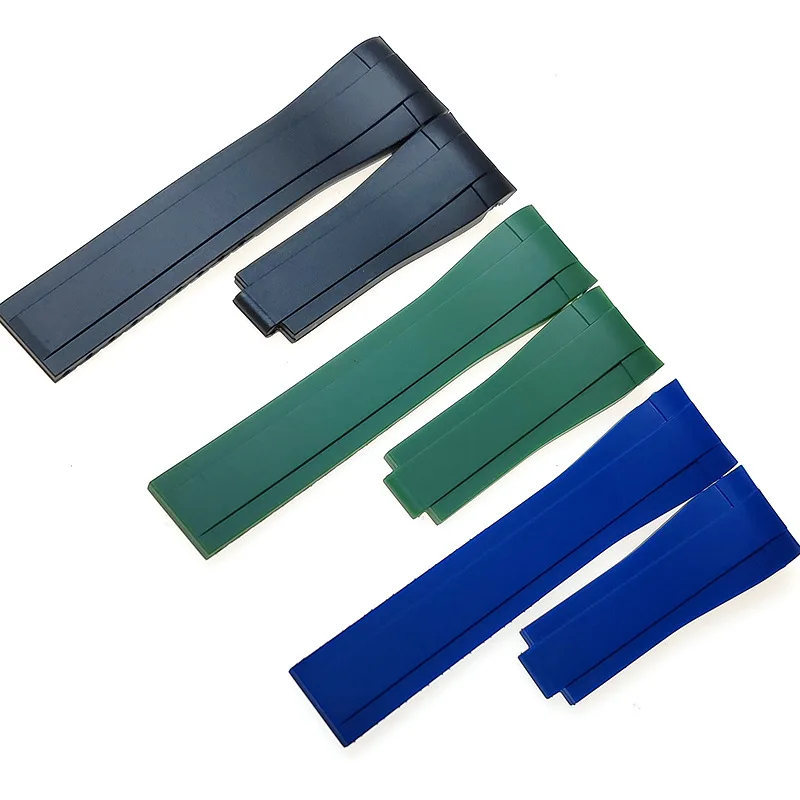 

Suitable for Submariner Oyster DivingOysterElbow BendRolexRubber Watch Strap 20mm