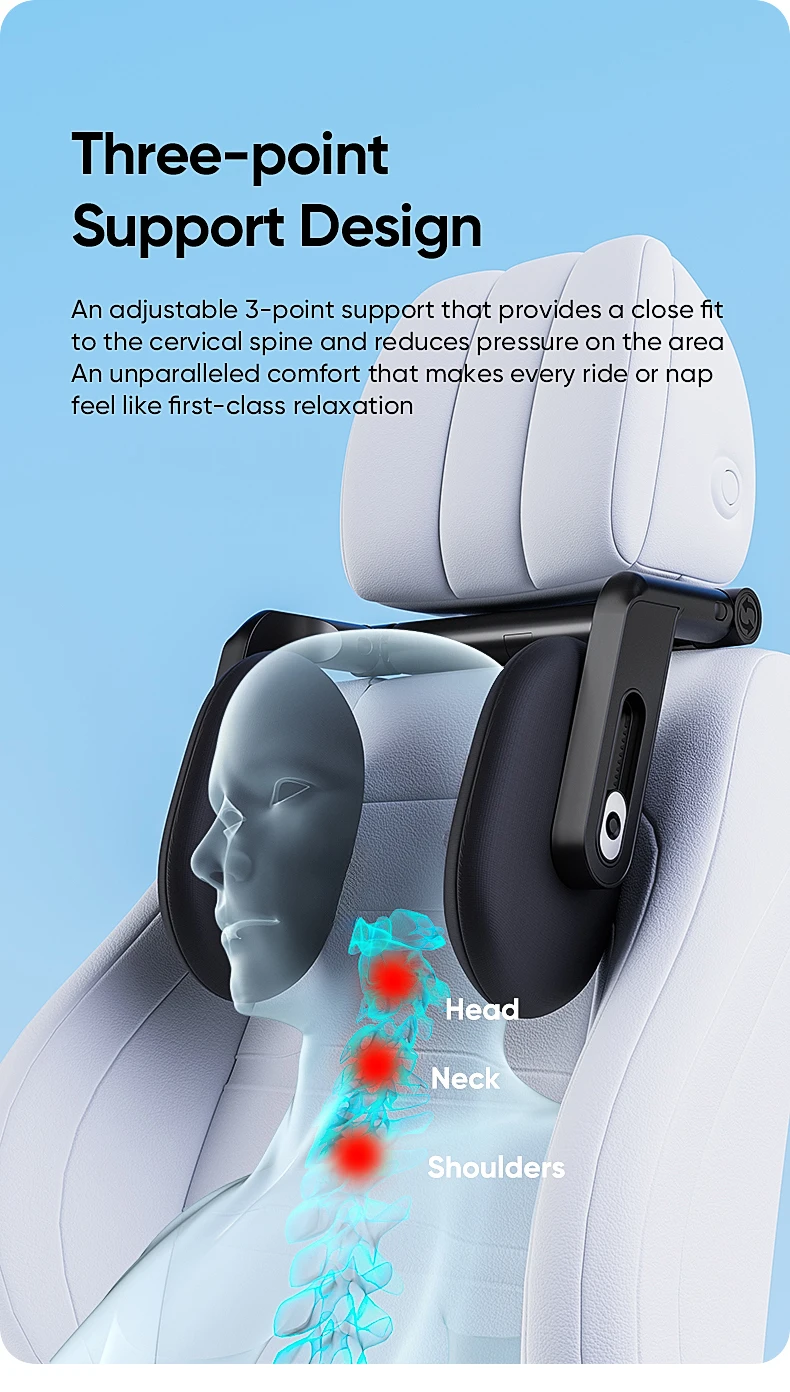 

Car Neck Headrest Pillow Automobile Headrest Supplies Children's Car Side Headrest Vehicle Pillow Headrest Neck Pillow U-shaped