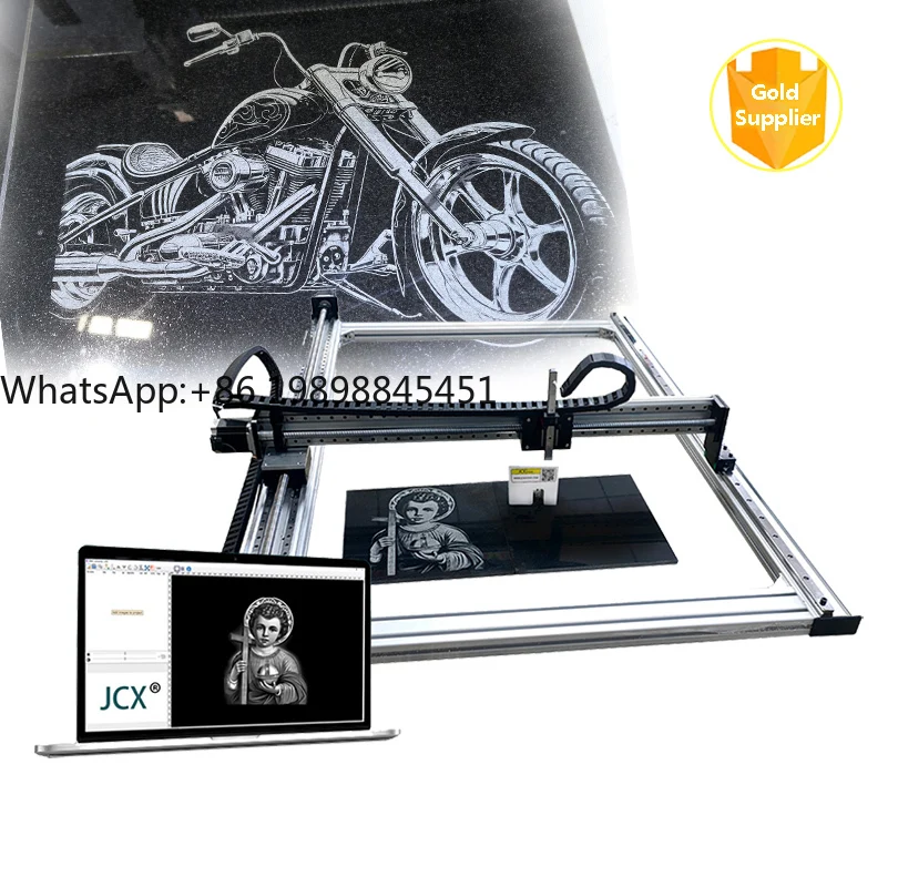 

The Impact Engraving Machine for Outdoor Tombstone Portraits with a Depth of 0.5mm Stone Etching Machine
