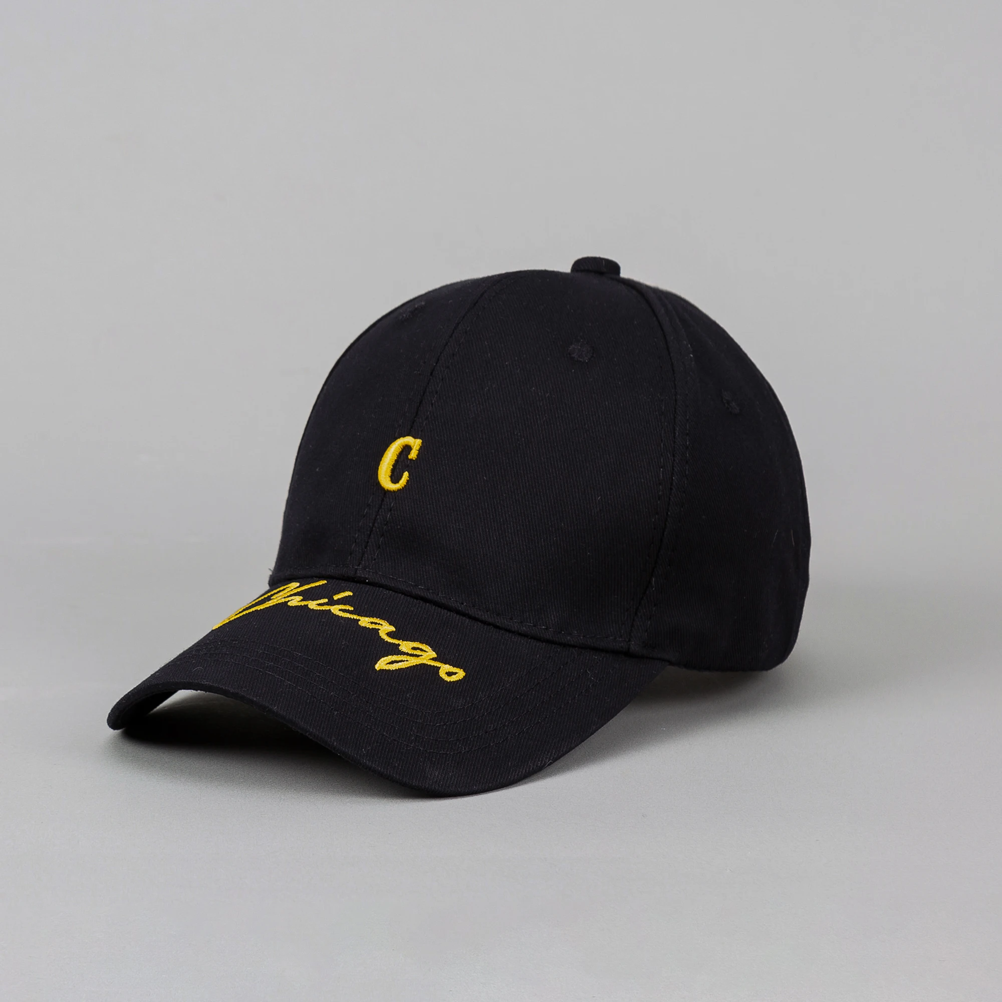 Chicago Letter Embroidered Baseball Cap Adjustable Unisex Hip Hop Streetwear Sun Hat for Outdoor Sports - view 4