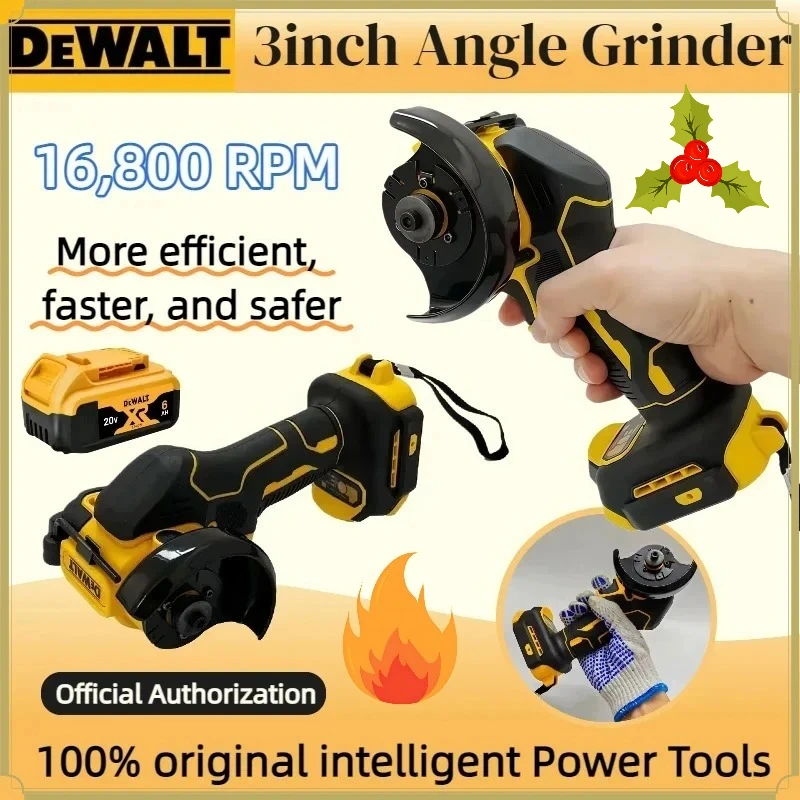 

Аккумуляторная угловая шлифовальная машина DEWALT 3 дюйма, мини-полировальная и отрезная машина для литиевых аккумуляторов DEWALT 20В 18В