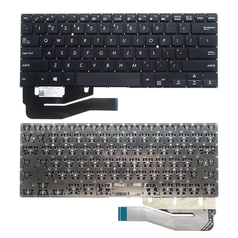 laptop accessories US English laptop Keyboard Without Frame for asus TP410U TP401C TP461U black