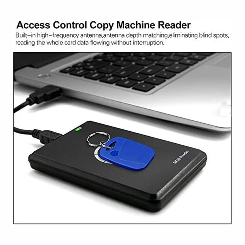 Smart Access Control Card Copier RFID Reader Writer 125Khz Card Duplicator 13.56Mhz Encrypted Card Decoder NFC Tag