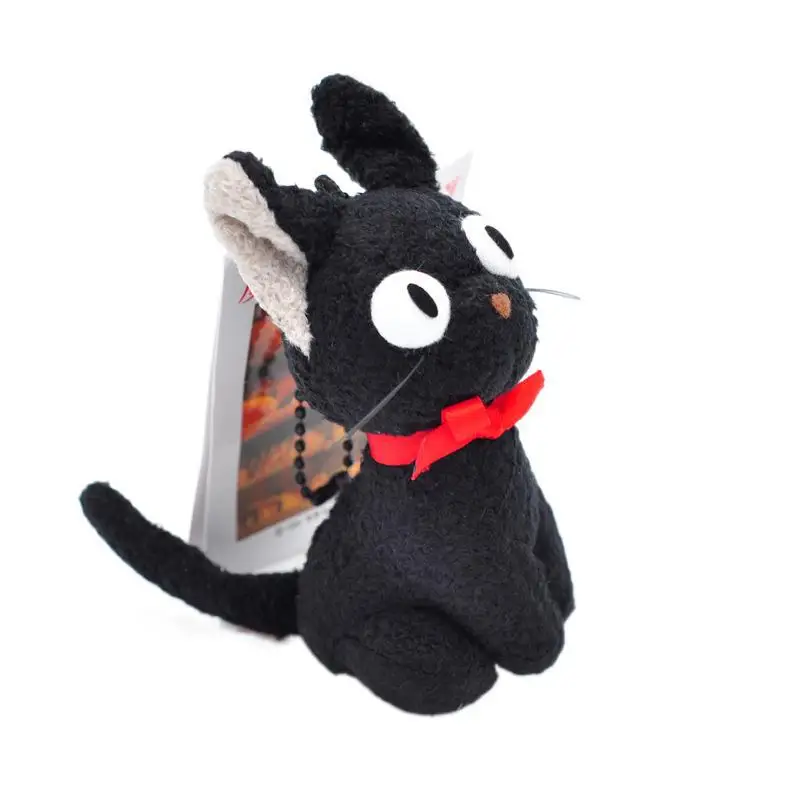 12-25cm Backpack Anime Plush Toy Black Cat Jiji Plushies Dolls Soft Stuffed Cute Pendant Decor Toys gift