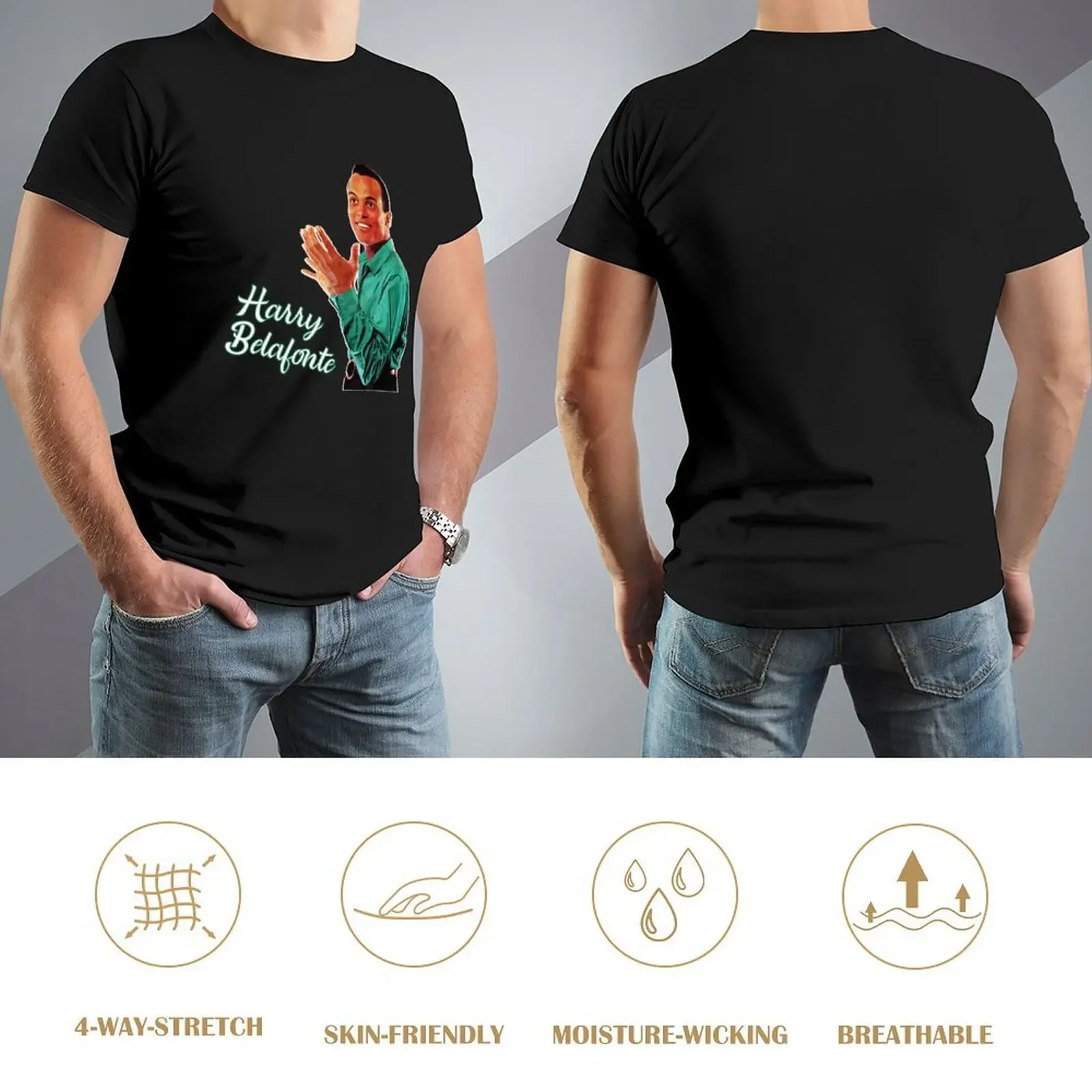Harry Belafonte T-Shirt anime tshirt vintage graphic tee mens graphic t-shirts funny image 4