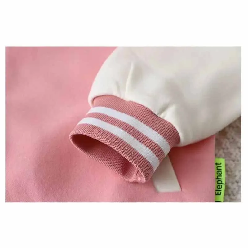 الفتيان الفتيات البيسبول معطف الطفل رسالة سترة ربيع الخريف ملابس جديدة الفتيات موضة ملابس خارجية رياضية غير رسمية 12 متر-12 سنة #6